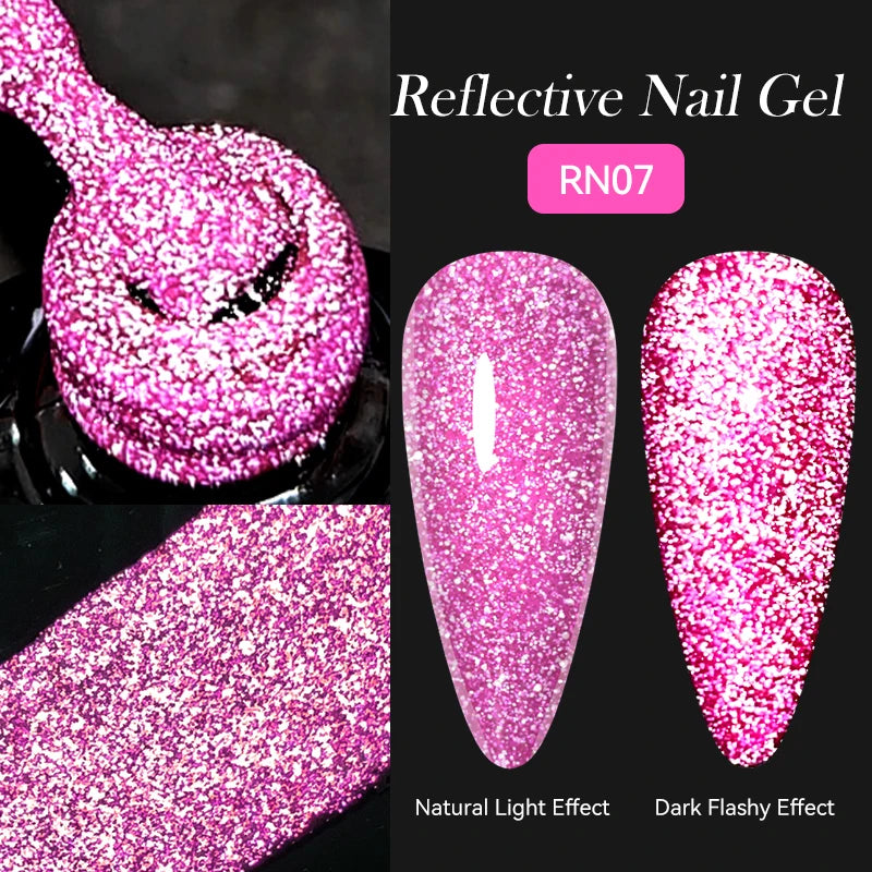 Reflective Metallic Gel Nail Polish