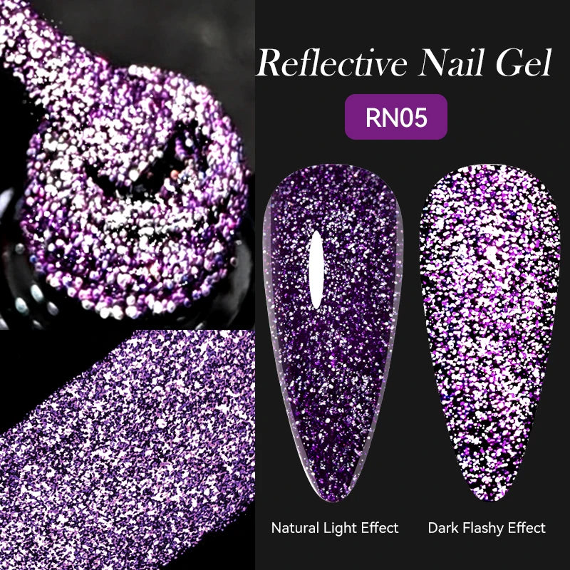 Reflective Metallic Gel Nail Polish