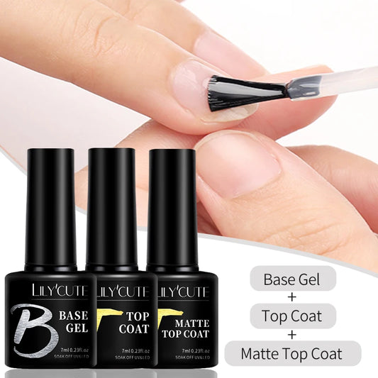 Base Top Coat UV Gel Nail Polish