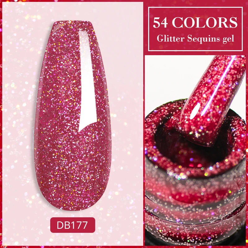 Dried Flower Gel Nail Polish