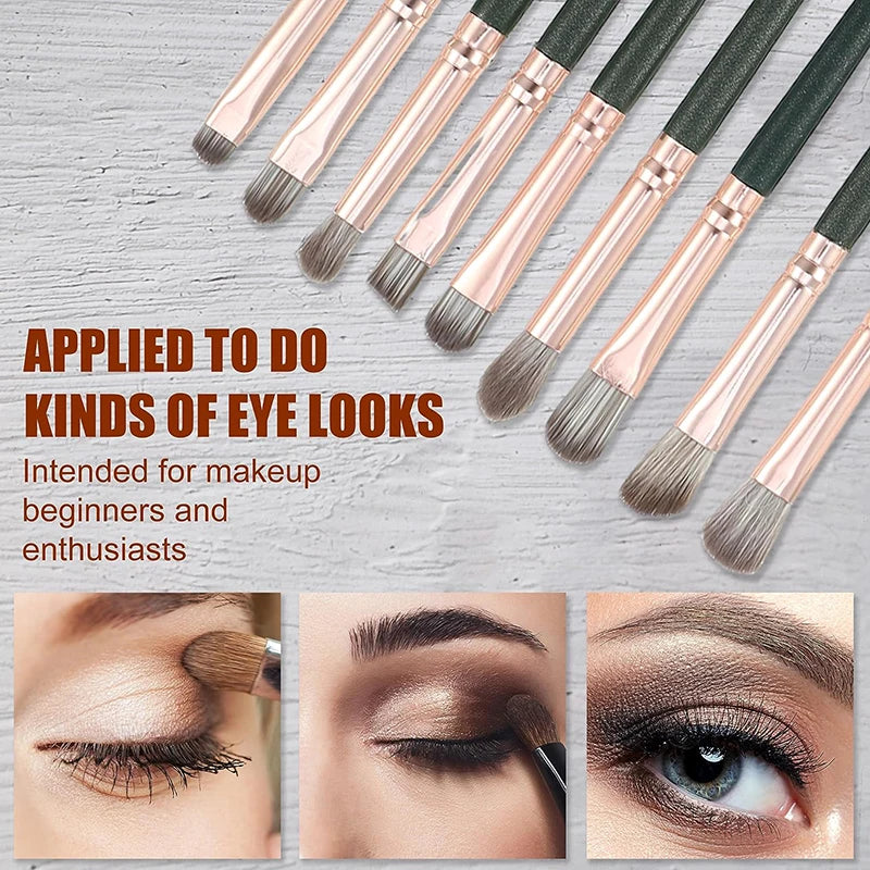 20 pcs Make Up Brush Set with Leather Case