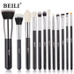 Complete Professional Make Up Brush Set with Goat Hair